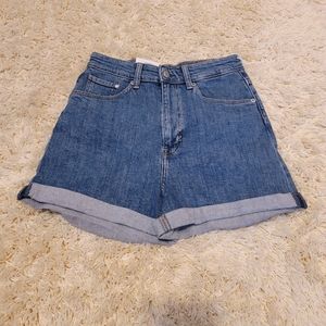 H&M Ultra High Waist Mom Shorts NWT